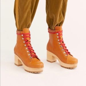 NWOT Swedish Hasbeens Monterey Boots Sz 38